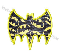 Dark Knight Bat machine embroidery design set