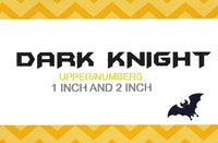 Dark Knight Bat machine embroidery design set