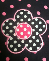 Flower Applique Free Machine Embroidery