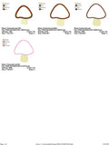 Mushroom Free Machine Embroidery