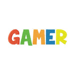 Gamer Word Machine embroidery design