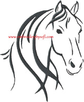 Inaya Horse Machine embroidery design