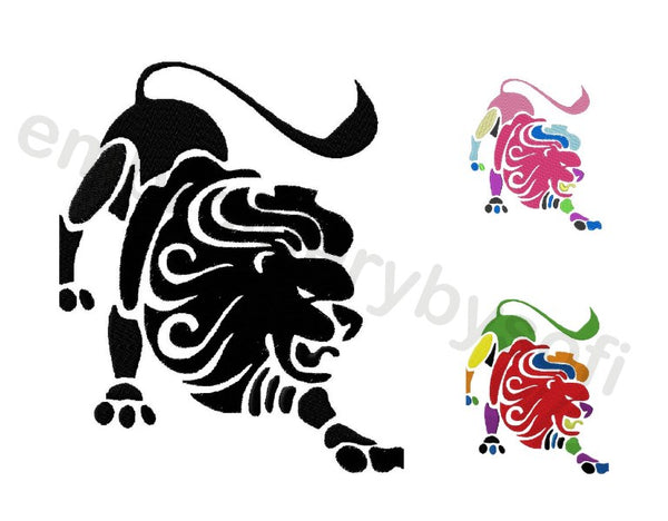 Lion 1 Machine embroidery design