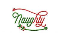 Naughty Nice 2 Machine embroidery design