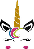 Pretty Unicorn 3 machine Embroidery design