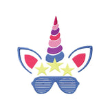 Rockstar Unicorn Machine Embroidery design