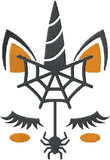 Spiderweb Unicorn Machine Embroidery design
