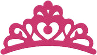 Tiara machine embroidery design