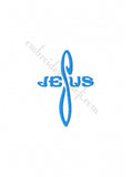 Religious Christian Jesus cross word Machine Embroidery design 3 pack