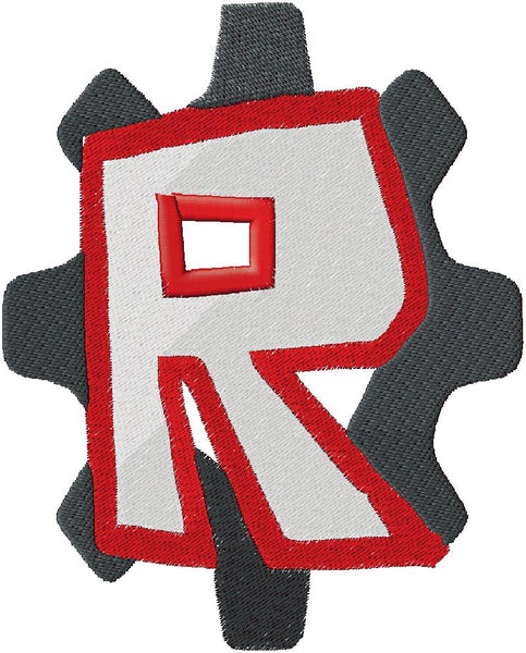 Big Red R Machine embroidery design