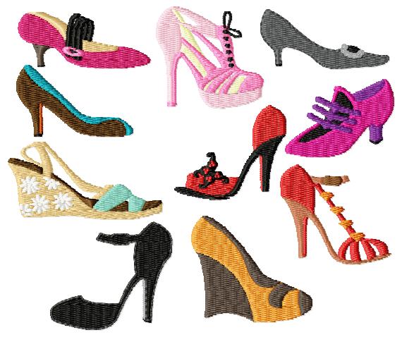 Shoe Diva machine embroidery design